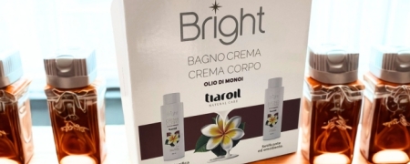 Bright Tiaroil | Bagno Crema e Crema Corpo da 250ml con Olio di Monoi
